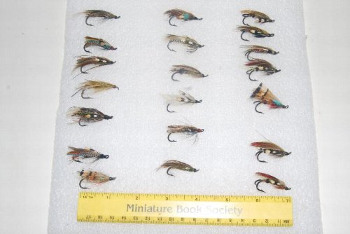 20- ATLANTIC SALMON FLIES. Full-Dressed DOUBLE-HOOK Irons; Size #4